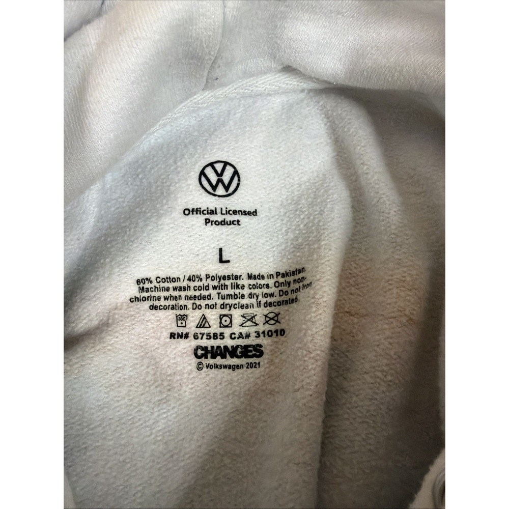 Official Licensed Volkswagen VW‎ Vintage Bus German Classic Cars Men's LG Hoodie - Picture 4 of 7